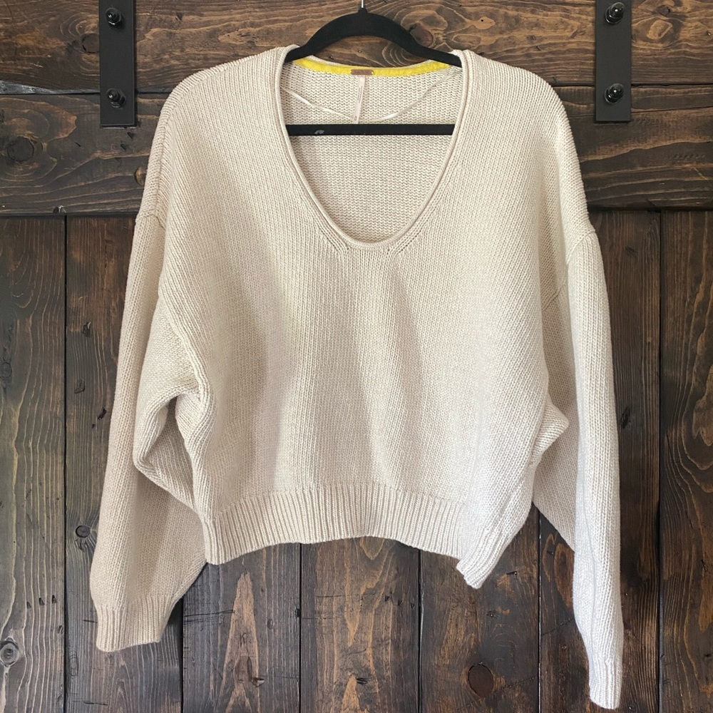 Free People crop sweater